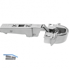 BLUM CLIP top BLUMOTION Alurahmenscharnier 95°, gerade, mit Feder, Schrauben