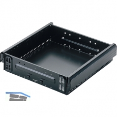 HETTICH SYSTEMA TOP 2000 Stahlschubkasten, EB 392 mm, schwarz