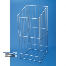 VAUTH-SAGEL Bad-Wschekorb, abgeschrgt 294x515-580x270 mm, Stahldraht RAL 9006