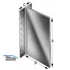 SIMPSON Balkentrger BTALU 90-B Aluminium mit Zulassung