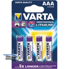 VARTA Batterie Professional Lithium LR03/AAA 1.5V (4St)