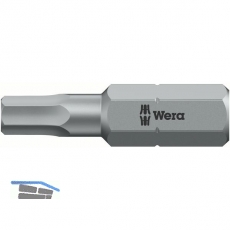 WERA Bit-Einsatz 840/1Z 1/4\sechskant 2.0/25 mm Innensechskant