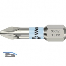 WERA Bit-Einsatz Edelstahl 3855/1TS 1/4\&quote;sechskant PZ 2/25 mm Pozidriv