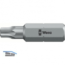 WERA Bit-Einsatz 867/1Z BO 1/4\&quote;sechskant TX 10/25 mm Torx mit Bohrung