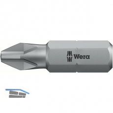 WERA Bit-Einsatz 851/1Z 1/4\&quote;sechskant PH 2/25 mm Phillips