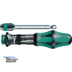 WERA Bit-Magazinhalter Kraftform Kompakt 22 Pozidrive/Torx 6-teilig