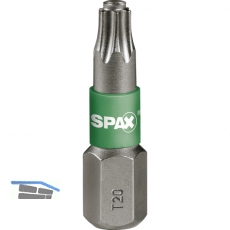 SPAX Bit-Einsatz T-Star 1/4\sechskant TX 20/25 mm Zapfenfhrung, Inhalt 5 Stck