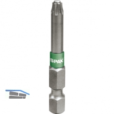 SPAX Bit-Einsatz T-Star 1/4\&quote;sechskant TX 20/50 mm Zapfenfhrung, Inhalt 5 Stck