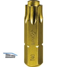 SPAX Bit-Einsatz T-Star 1/4\&quote;sechskant TX 40/25 mm Zapfenfhrung, Inhalt 5 Stck