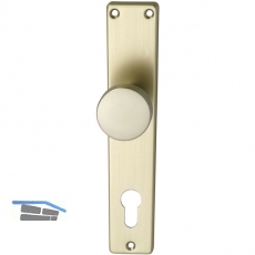 SCH-LINE Knopflangschild EUROPA, PZ88, m Wechsel-Rollstift M 10, neusilber elox