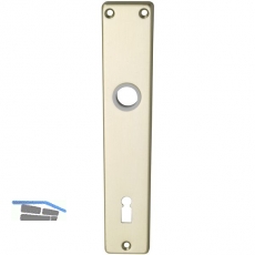 SCH-LINE LS EUROPA WC90 mm, m. Drehknopf u. VK-Loch, silber elox