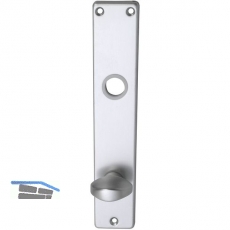 SCH-LINE LS EUROPA WC90 mm, m. Drehknopf u. VK-Loch, silber elox
