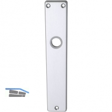 SCH-LINE LS EUROPA WC90 mm, m. Drehknopf u. VK-Loch, silber elox