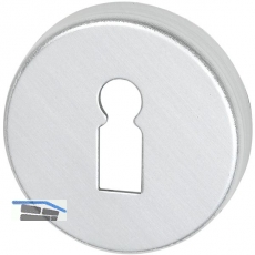 SCH-LINE Schlsselrosette BBU-/L-Form,  50 mm, Hhe 7 mm, silber eloxiert