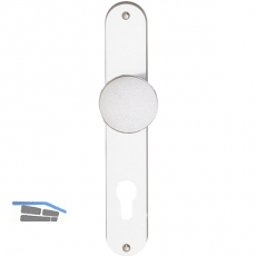 SCH-LINE Wechselgarnitur SCH U-Form auf LS PZ88, silber eloxiert
