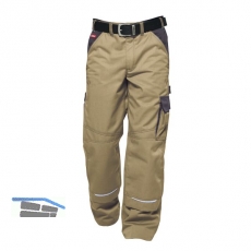 FRISTADS/KANSAS Bundhose Icon khaki/schwarz Gr.54 65% PE/ 35% BW