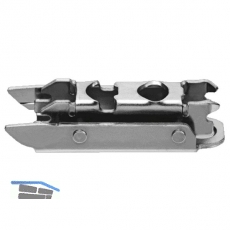 BLUM CLIP Exzenter Montageplatte gerade, Stahl, Spax-Schrauben, Distanz 3 mm