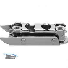 BLUM CLIP Exzenter Montageplatte gerade, Stahl, vorm. Systemschraube, D: 3 mm
