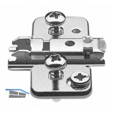 BLUM CLIP Kreuzmontageplatte, EXPANDO fr Zwillingsanschlag,Exzenter, D: 0 mm