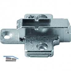 BLUM CLIP Kreuzmontageplatte, Zink, Systemschraube, HV: 2-teilig, Distanz 6 mm