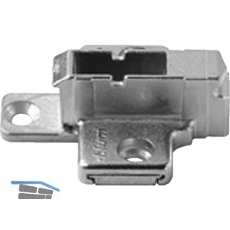 BLUM CLIP Kreuzmontageplatte, Zink, Systemschraube, HV: 2-teilig, Distanz 9 mm