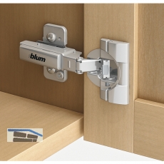 BLUM CLIP top BLUMOTION Profiltrscharnier 95, 9,5mm gekrpft, INSERTA