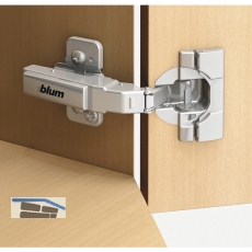 BLUM CLIP top Winkelscharnier 45, 95, max. aufschlagend, III, Schrauben