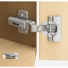 BLUM CLIP top BLUMOTION Winkelscharnier 30,aufschlagend, II, Schrauben 79B9556