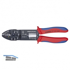 KNIPEX Crimpzange fr Kabelschuhe und Steckverbinder Lnge 240 mm