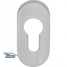 DORMA Zylinderrosette PREMIUM 6679 - PZ, 31 x 69 x 9 mm, Edelstahl matt