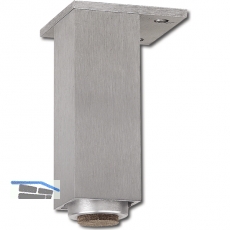 Dekorfu 40x40 mm, Lnge 160 mm, verstellbar, Aluminium gebrstet