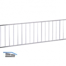 VAUTH-SAGEL Drahtgitter, Hhe 80 mm, Lnge 2110 mm, Stahldraht silber RAL 9006