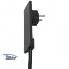 EVOline Plug-Schukostecker, max.3500 Watt, Kunststoff schwarz