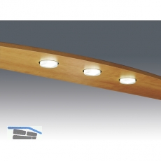 Einbauleuchte Micro Lynx B 230 V, 6 Watt,  85 mm, alufarbig
