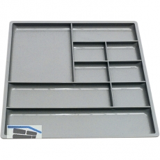 Einsatzschale Office, Breite 277 mm, Hhe 17 mm, Kunststoff schwarz
