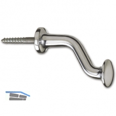 Fensterschutzkopf zum Einschrauben, 52 mm, Aluminium poliert