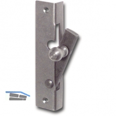 Fensterspreizel mit Eisenknopf, links, 50 mm, Stahl blank