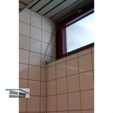 ffnerschere GEZE OL90 N m. Flgelbock u.Scherenlager,Aluminium wei RAL 9016
