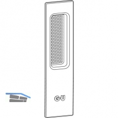 GU-937/934 HS Schiebegriffmuschel zu Drehgriffe DIRIGENT, silber eloxiert