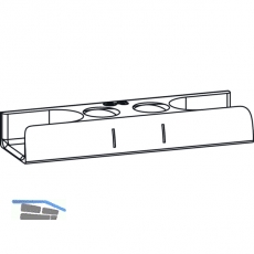 GU Schlieplatte, Eurofalz 24x8 mm, 13V, Zink silber