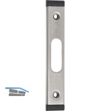 Schlieblech fr MFV Secury Zusatzfalle 1-flg. U-Stulp 24 x 6 x 120, Edelstahl