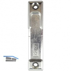 GU Schlieplatte, Eurofalz 18x8 mm, fr Rollzapfen, Falzluft 11 mm, Stulp 16 mm