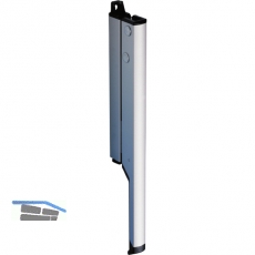 Handhebel m. Eckumlenkung OL 90 N, Hub 54 mm, Aluminium wei RAL 9016