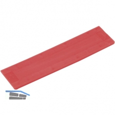 GLUSKE BKV Gitterklotz 100 x 28 x 3 aus Kunststoff rot (Verglasungsklotz)