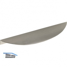 Griffleiste Edge Bow LA 160 mm, Lnge 200 mm, Aluminium Edelstahl Effekt