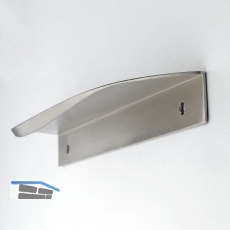 Griffleiste Edge Bow LA 160 mm, Lnge 200 mm, Aluminium Edelstahl Effekt