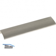 Griffleiste Edge Straight LA 2 x 160 mm, Lnge 350 mm,Aluminium Edelstahl Effekt