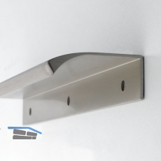 Griffleiste Edge Straight LA 20 mm, Lnge 40 mm, Aluminium Edelstahl Effekt