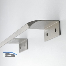 Griffleiste Edge Urban LA 2 x 64 mm, Lnge 350 mm, Aluminium Edelstahl Effekt