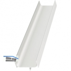 Griffmulde Aktor C-Profil vertikal, L 5000 mm, Hhe 62 mm, Alu natur eloxiert